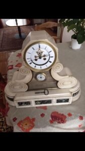 achat de pendules antiquaire Quentin